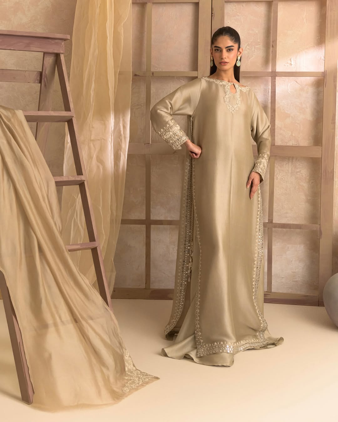 Elara Luxury Three-Piece Outfit
