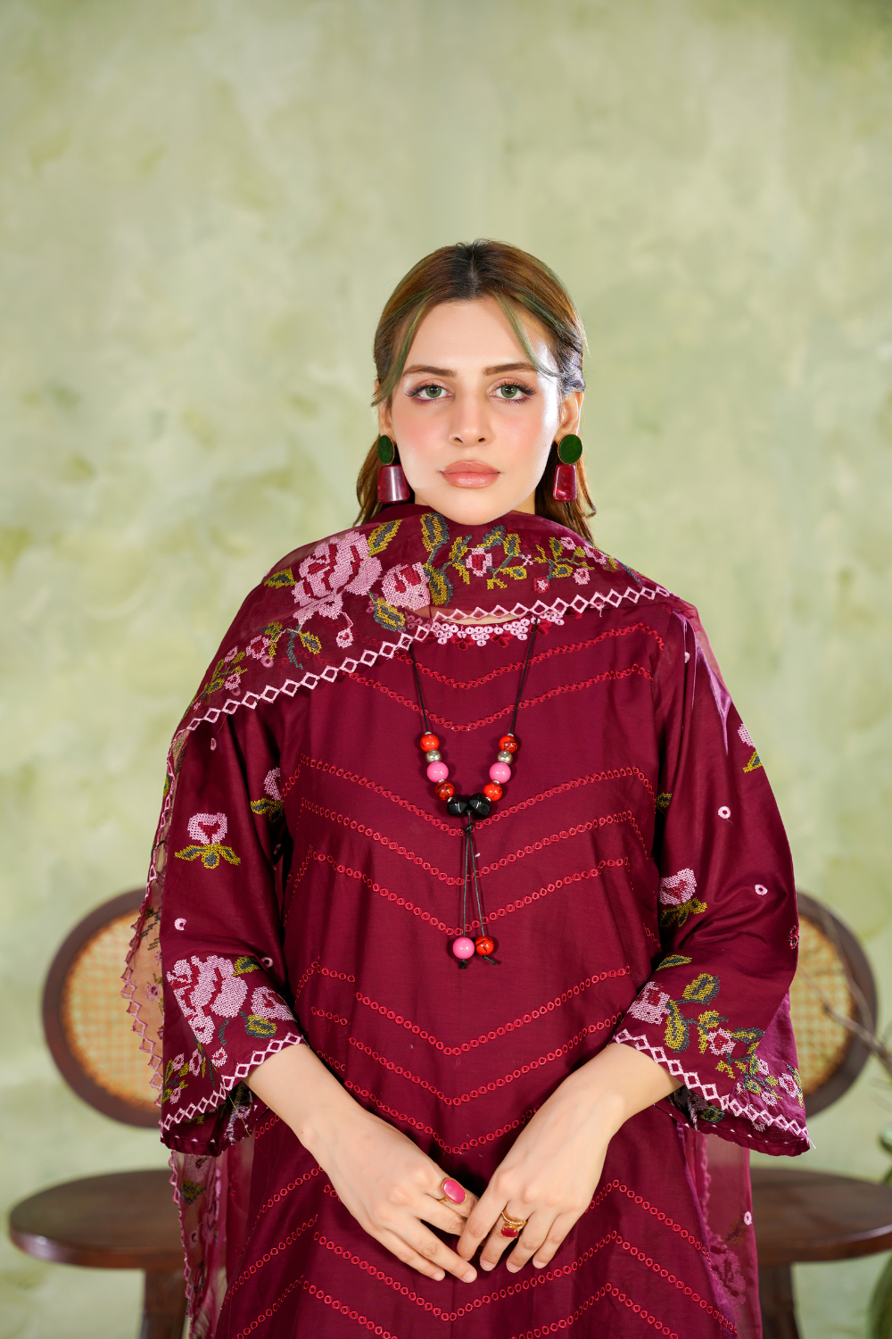 Emily-red | 3-Piece