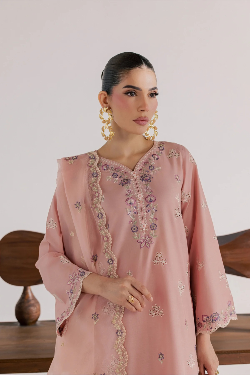 Shireen Embroidered 3-Piece