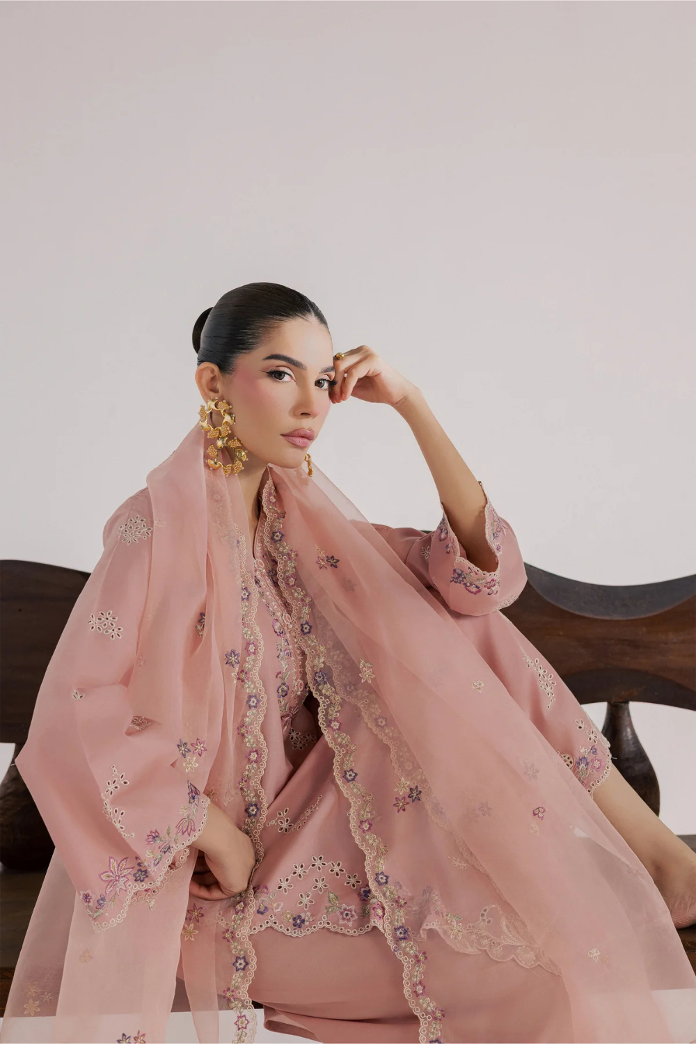 Shireen Embroidered 3-Piece