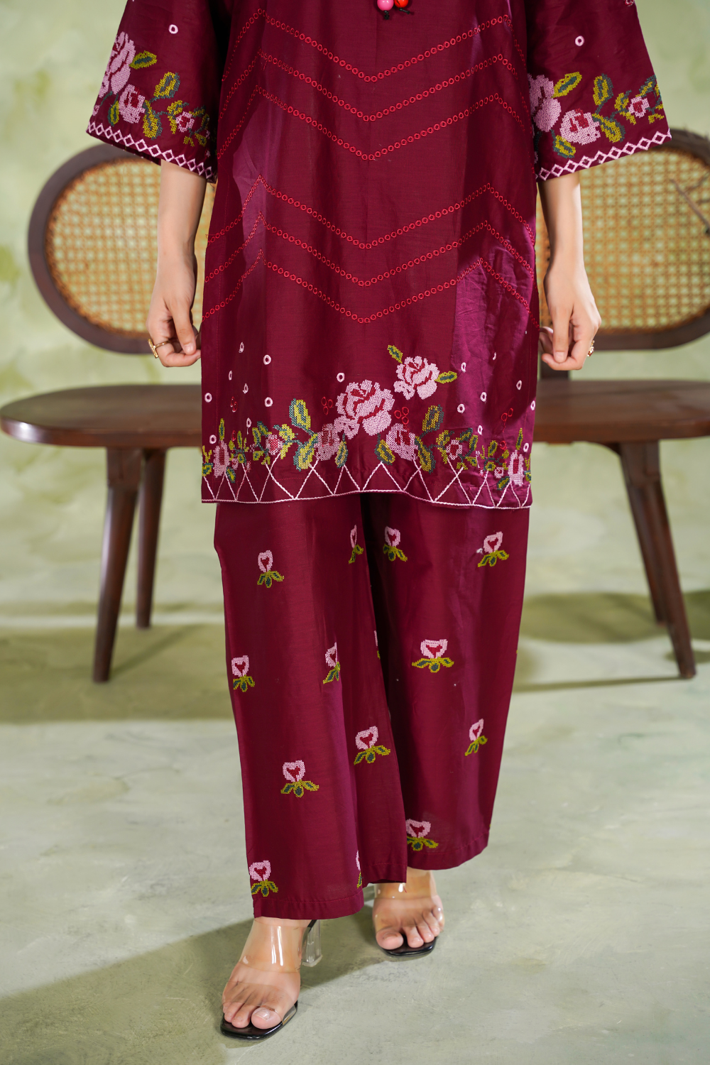 Emily-red | 3-Piece