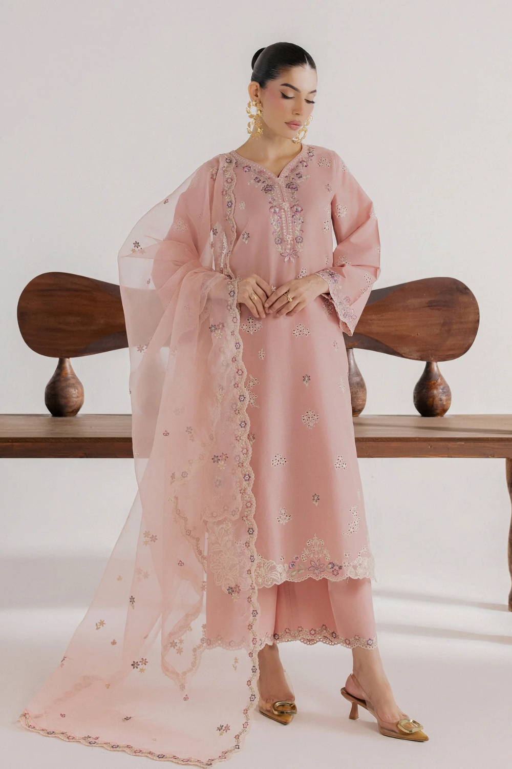 Shireen Embroidered 3-Piece