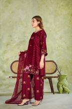 Emily-red | 3-Piece