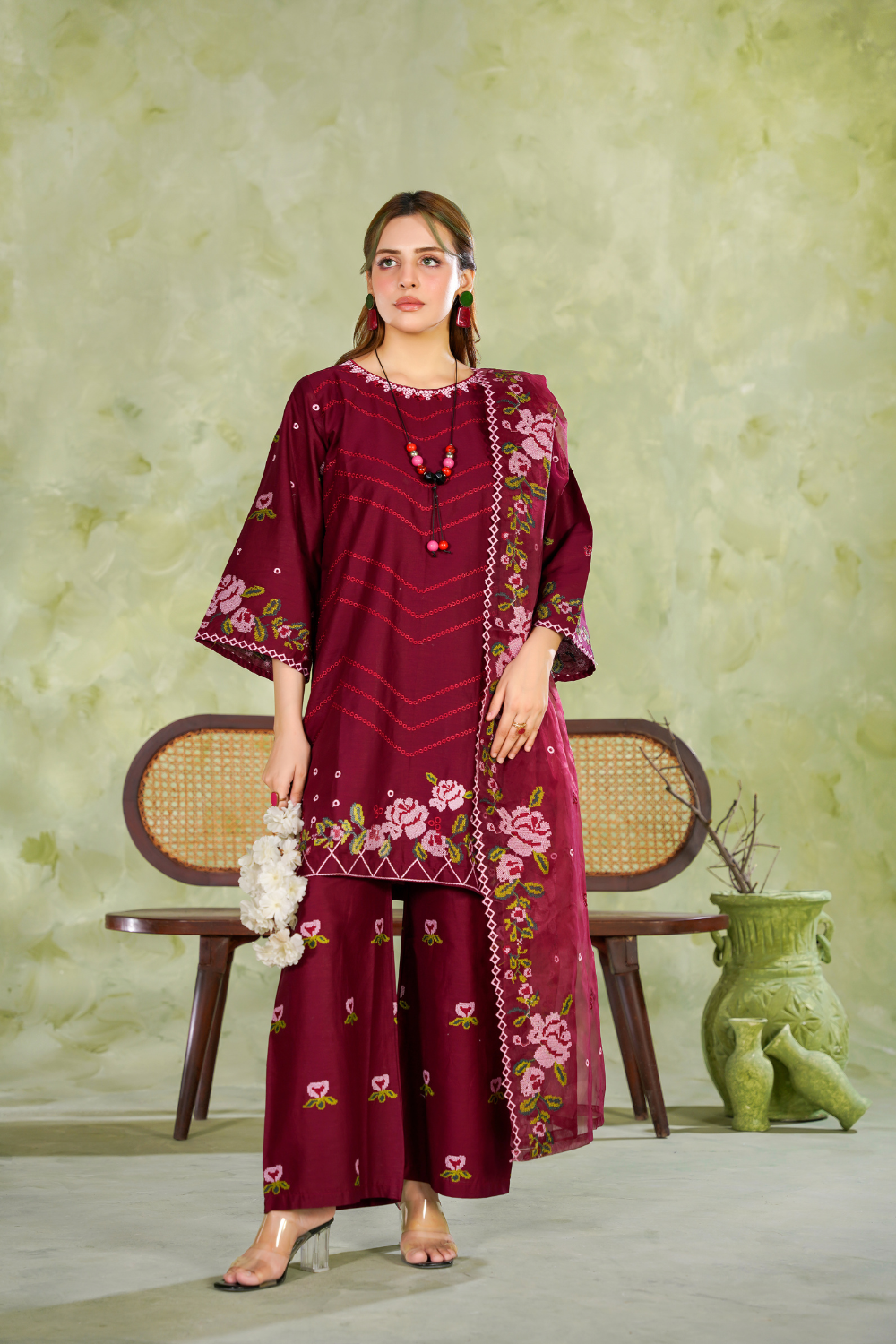 Emily-red | 3-Piece