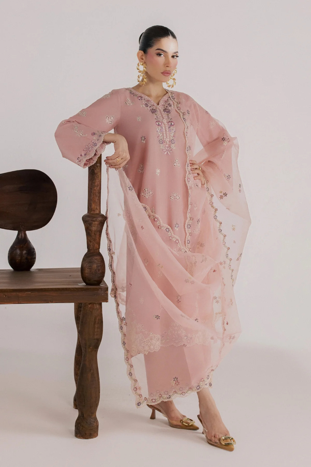 Shireen Embroidered 3-Piece