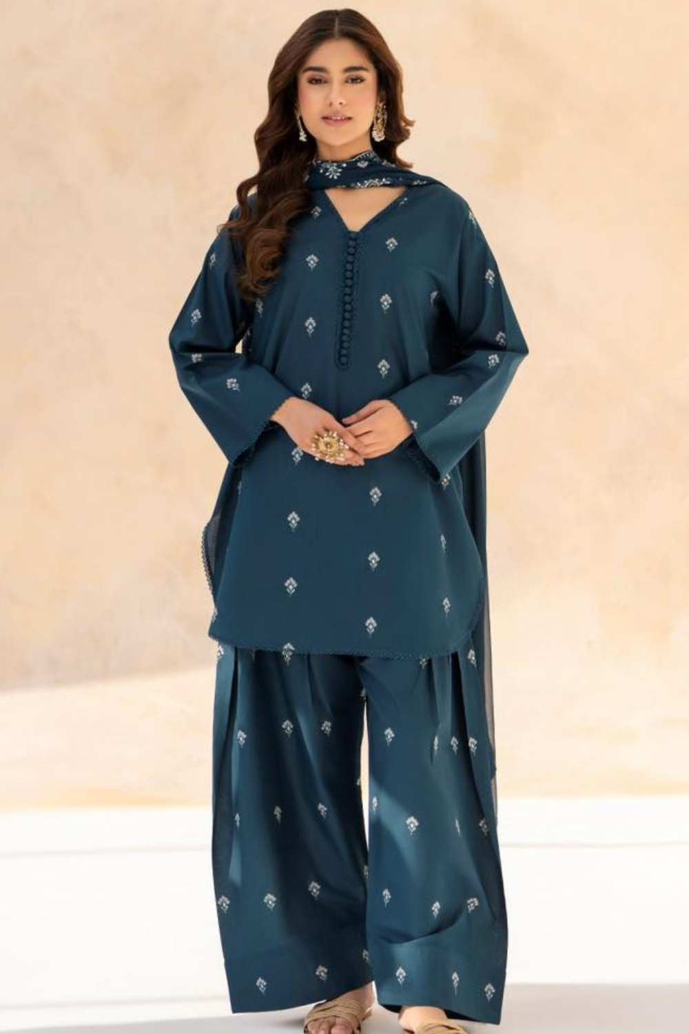 Heer | Embroidered 3-Piece