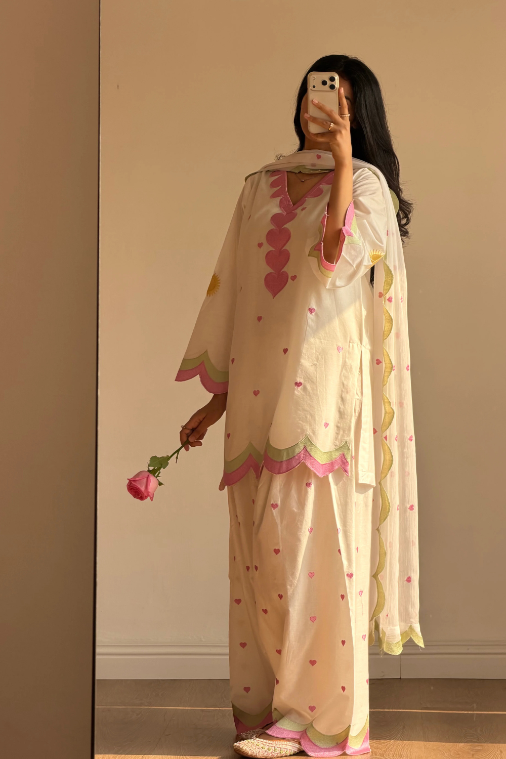 Rangoli Embroidered 3-Piece