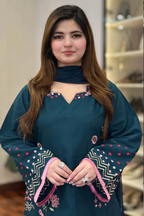 Zarqaa Embroidered 3-Piece