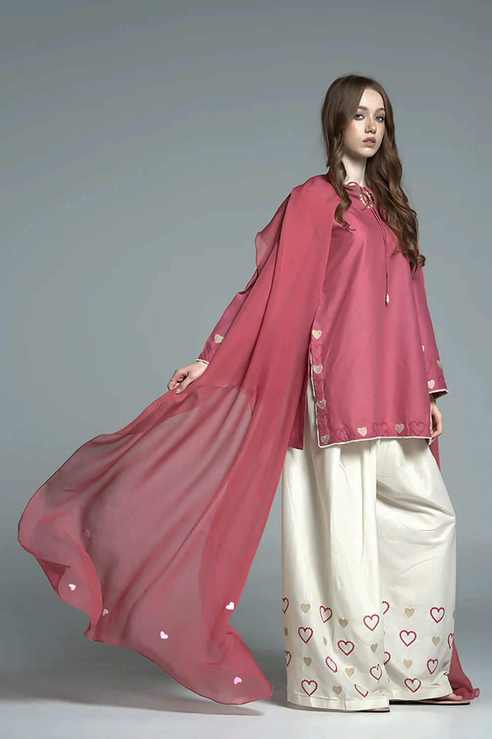 IZEL | Embroidered 3-Piece