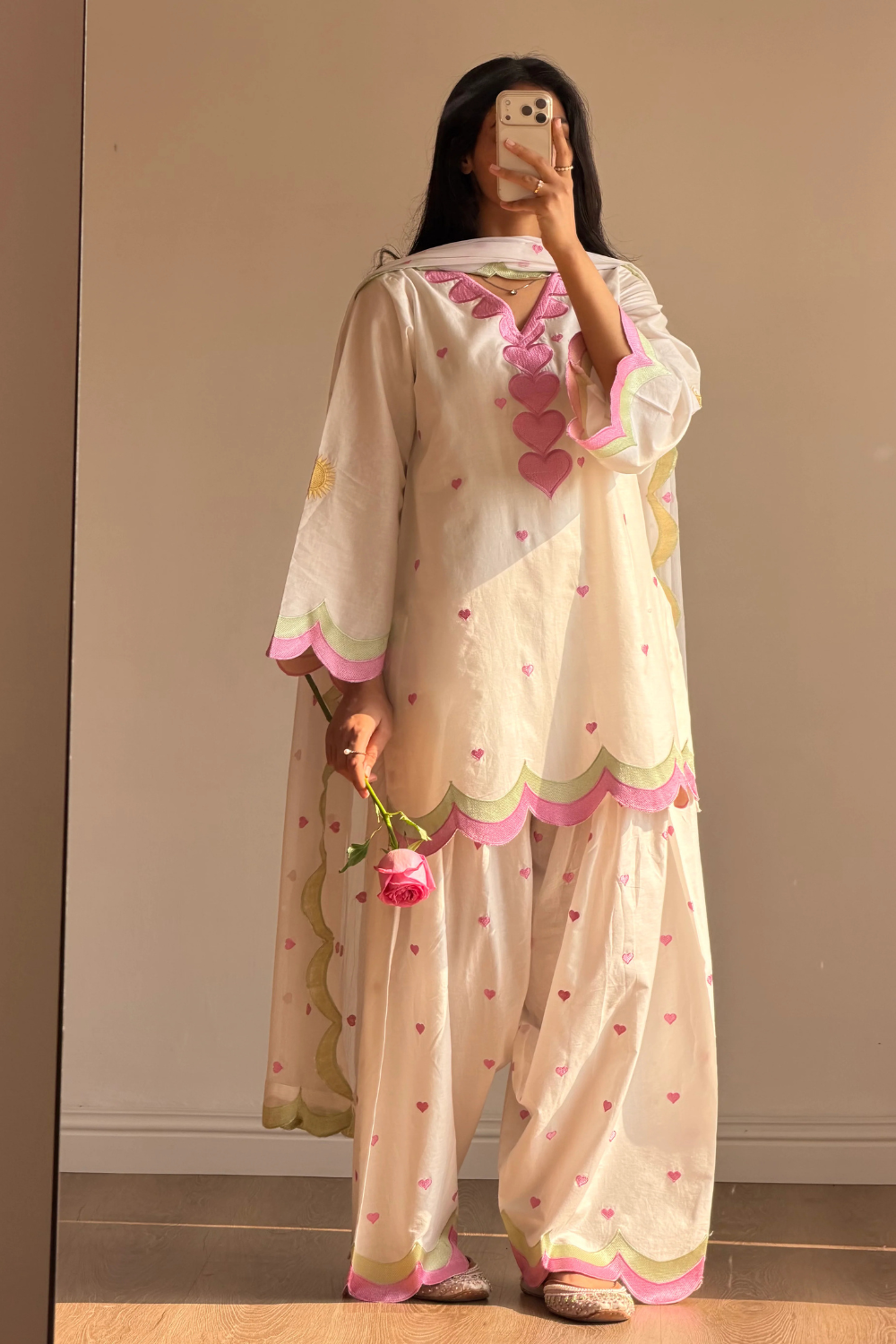 Rangoli Embroidered 3-Piece