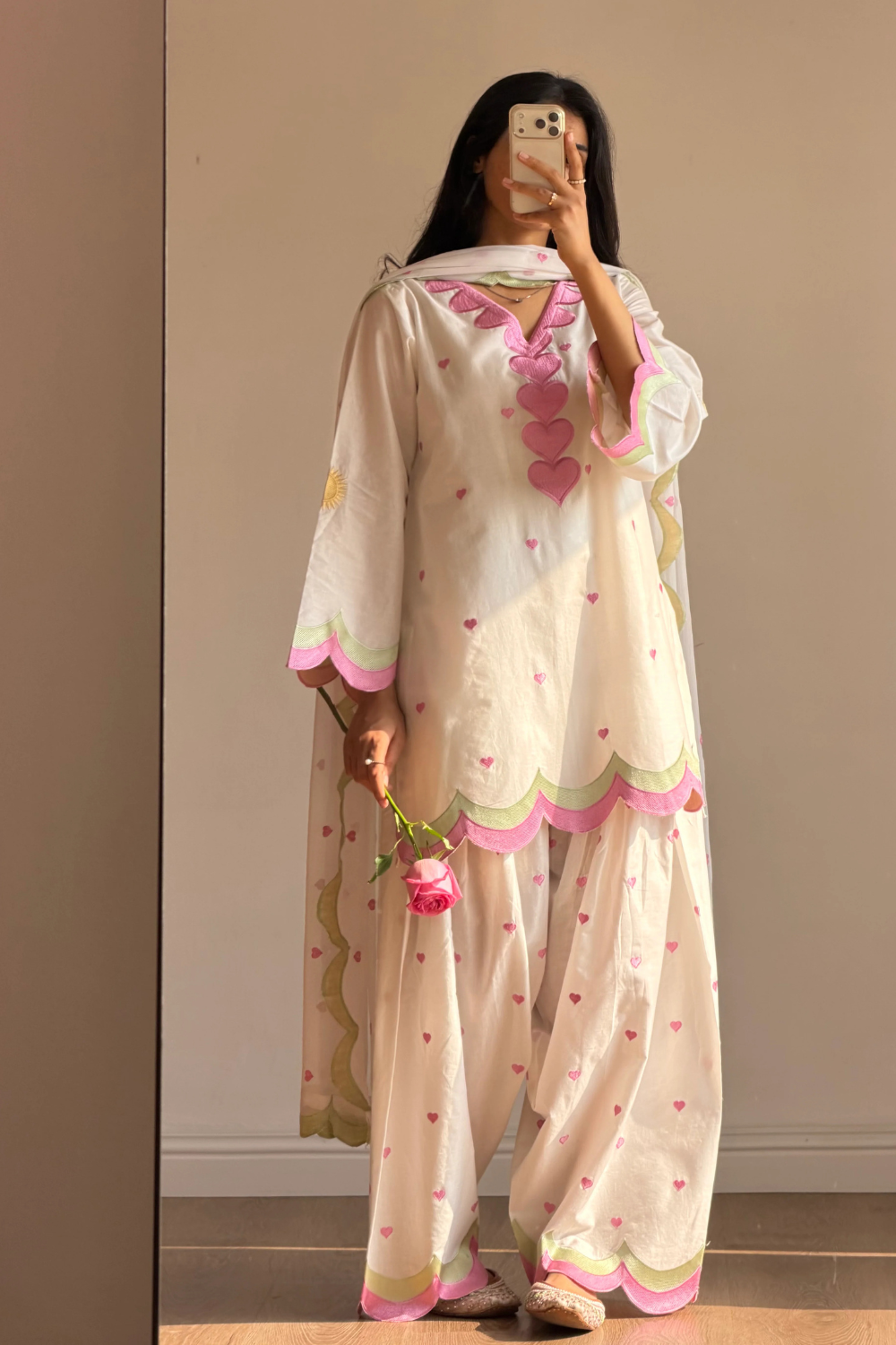 Rangoli Embroidered 3-Piece