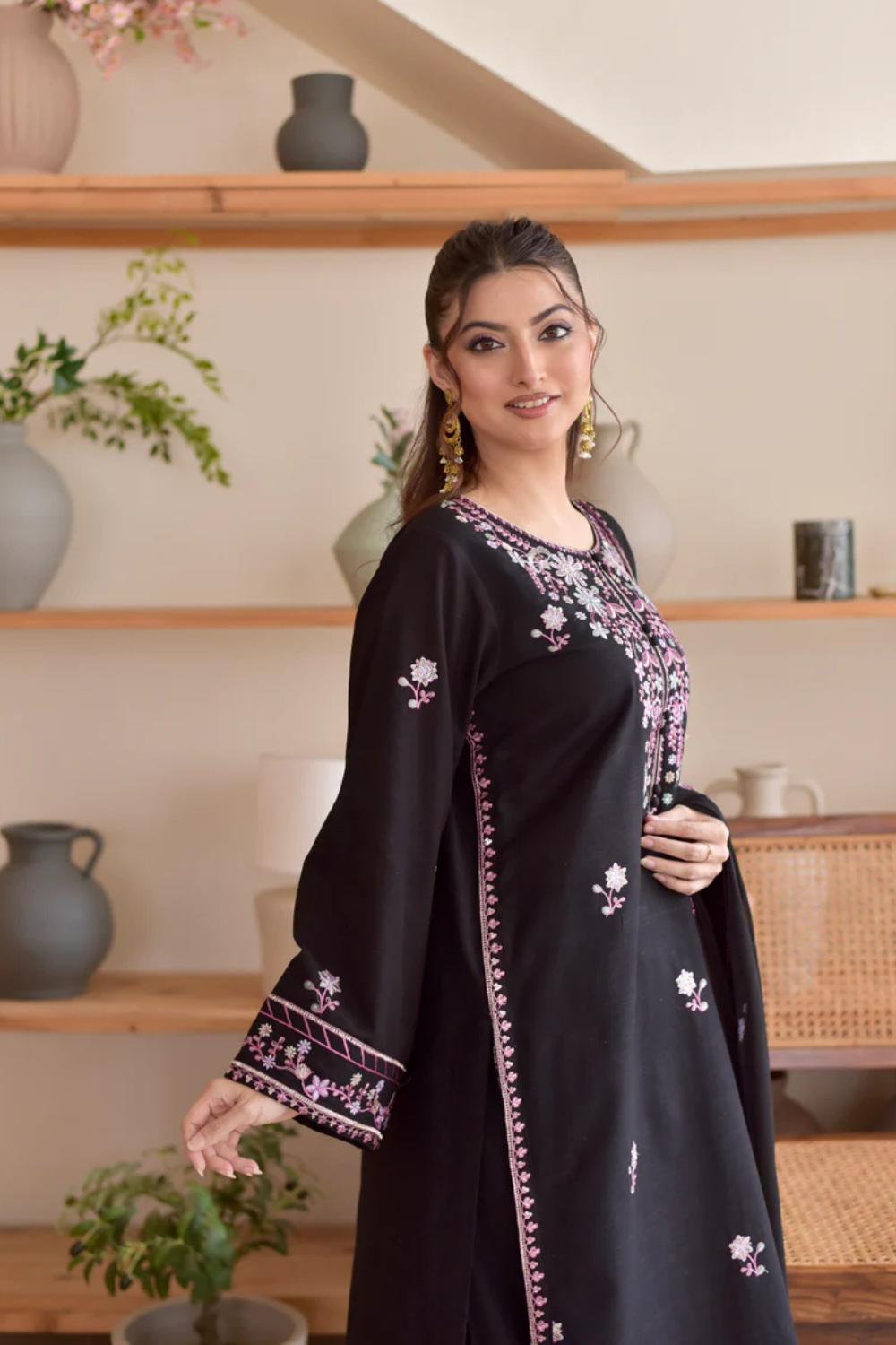 Zoya | Embroidered 3-Piece