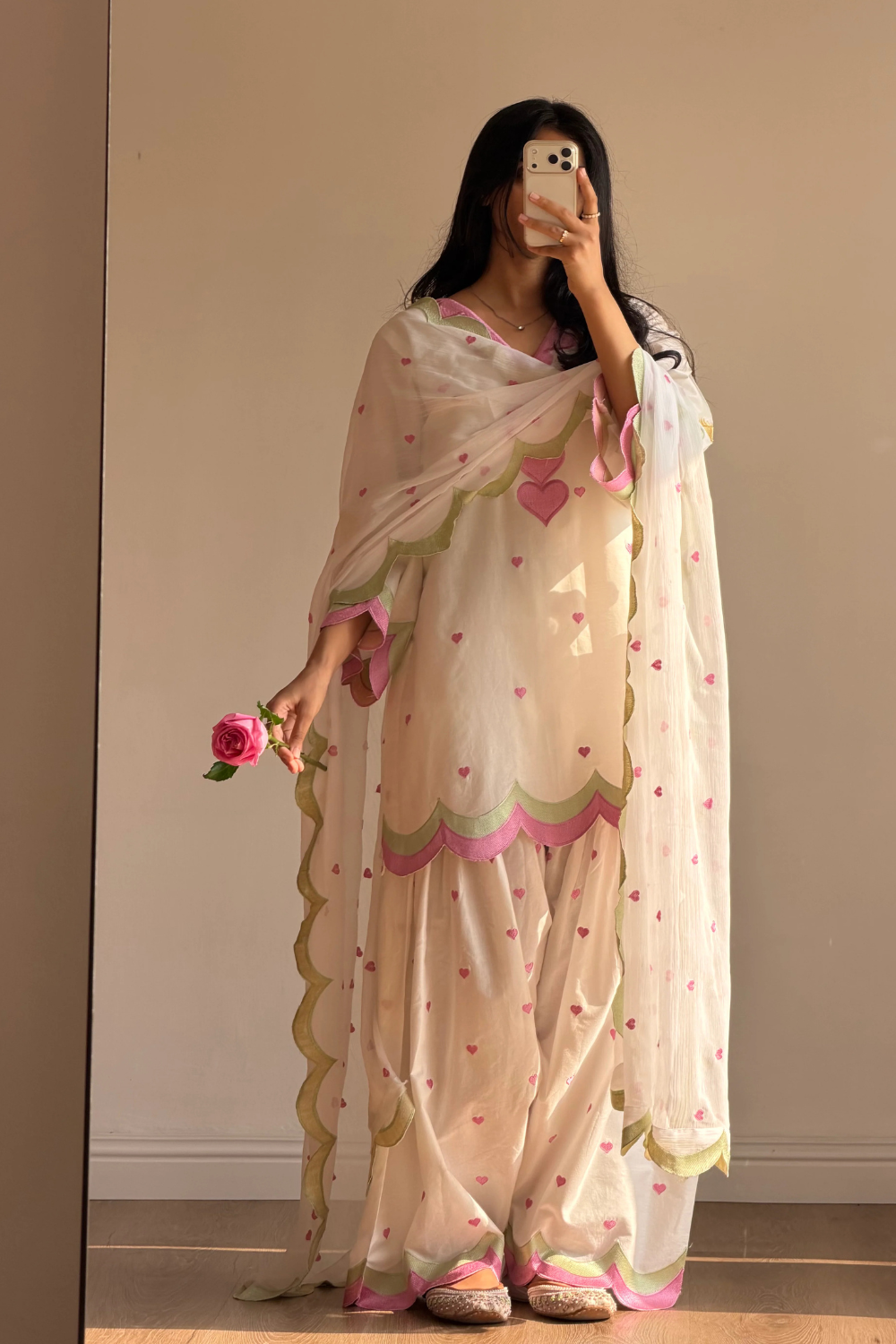 Rangoli Embroidered 3-Piece