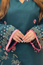 Zarqaa Embroidered 3-Piece