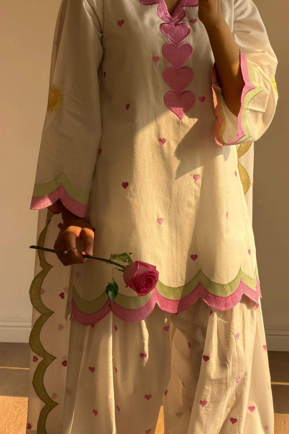 Rangoli Embroidered 3-Piece
