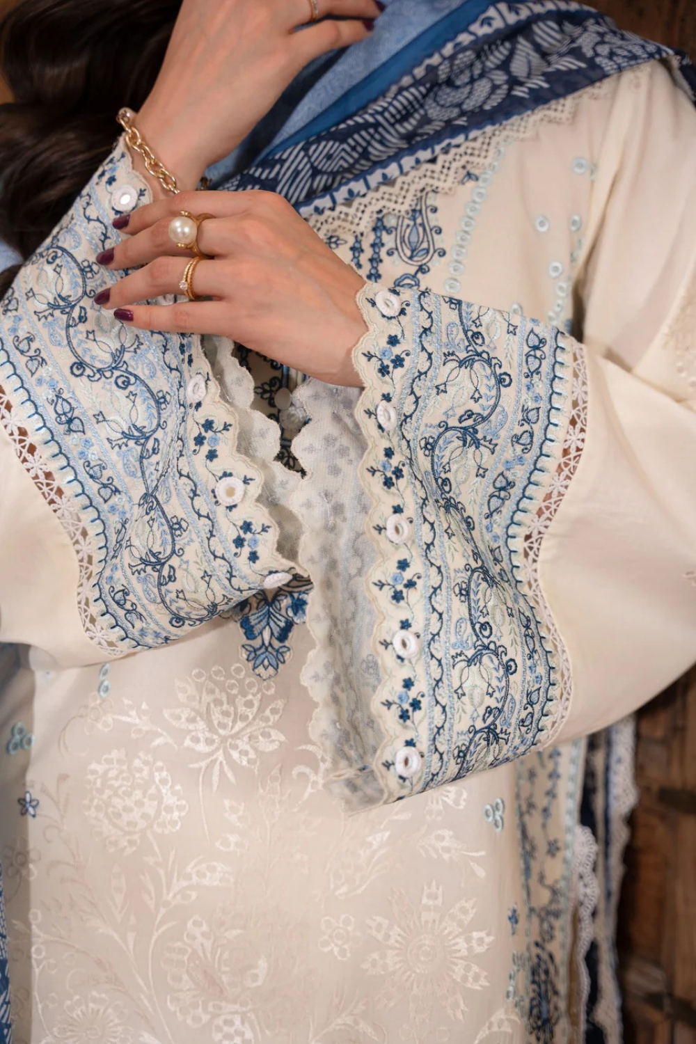 Keshma Embroidered 3-Piece