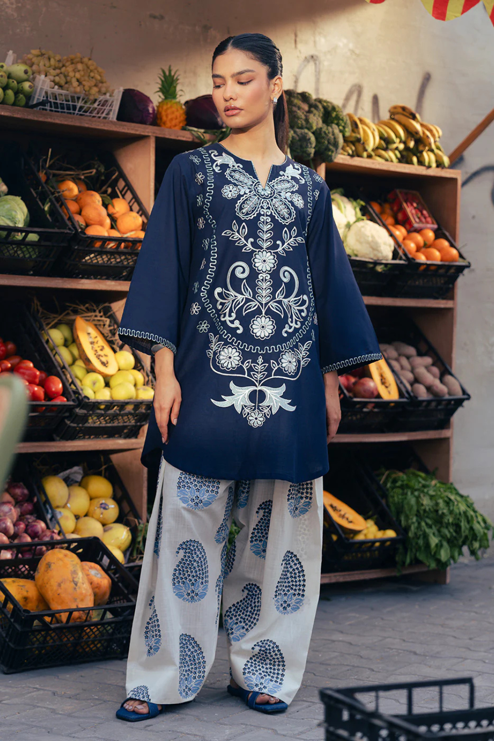 Afreen | Embroidered 2-Piece