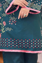 Zarqaa Embroidered 3-Piece